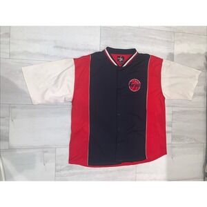 New Jersey Sport 4 Men's Vintage Rare Short Sleeve Warm Up Jacket Size 3XL